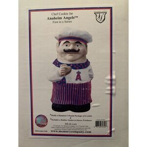 Anaheim Angels Chef‎ Cookie Jar, 1st in a series MLB.com / memorycompany.com